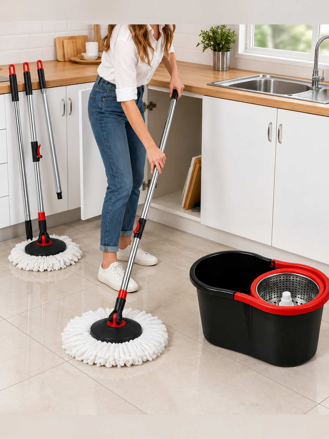 360 Spin Cleaning Mop|Clean Smarter. Shine Faster