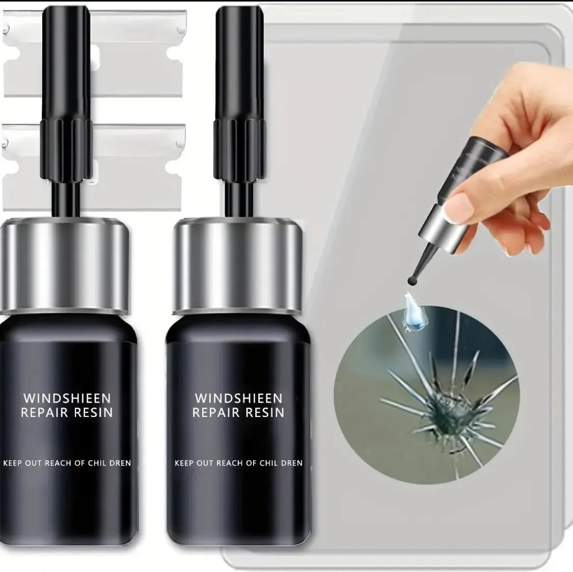 Windshield Crack Repair Kit– Stops Cracks Instantly [FREE SHIPPING ALL OVER KSA] Eid offer Live!!!!!